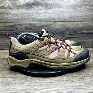 Denali Mens Size 13 Shoes Outdoor Hiking Trail Boots Shoes Brown Red Gray Earth